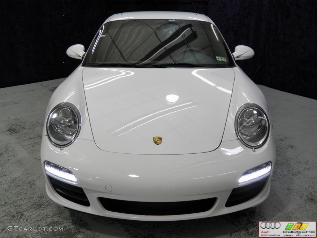 2009 911 Carrera Coupe - Carrara White / Stone Grey photo #17