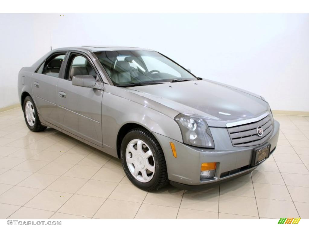 2004 CTS Sedan - Silver Smoke / Light Gray/Ebony photo #1