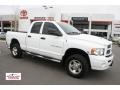Bright White 2005 Dodge Ram 3500 Laramie Quad Cab 4x4