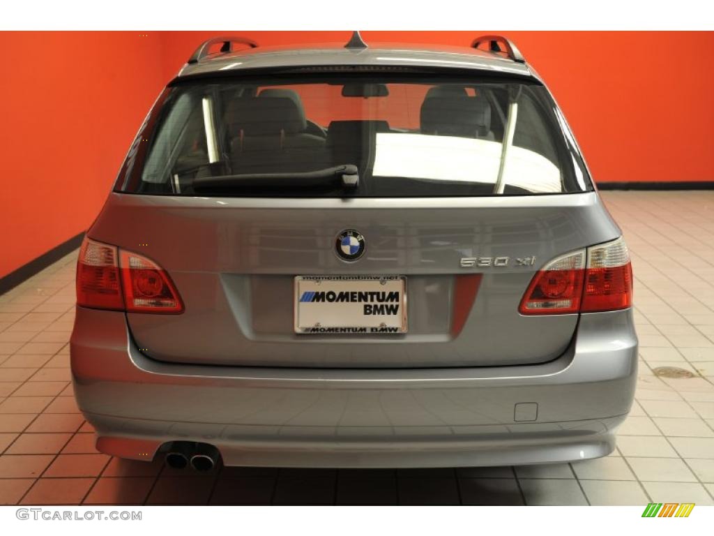 2006 5 Series 530xi Wagon - Silver Grey Metallic / Grey photo #19