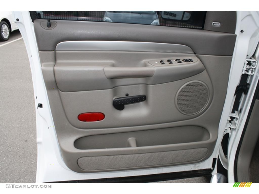 2005 Dodge Ram 3500 Laramie Quad Cab 4x4 Taupe Door Panel Photo #48336211