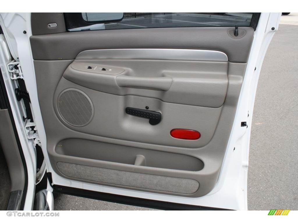 2005 Dodge Ram 3500 Laramie Quad Cab 4x4 Taupe Door Panel Photo #48336223