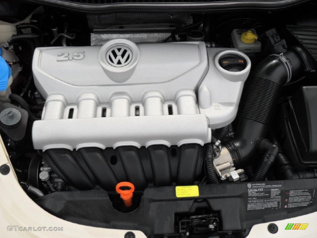 2008 Volkswagen New Beetle S Coupe 2.5L DOHC 20V 5 Cylinder Engine Photo #48338761