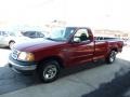 1999 Dark Toreador Red Metallic Ford F150 XLT Regular Cab  photo #5