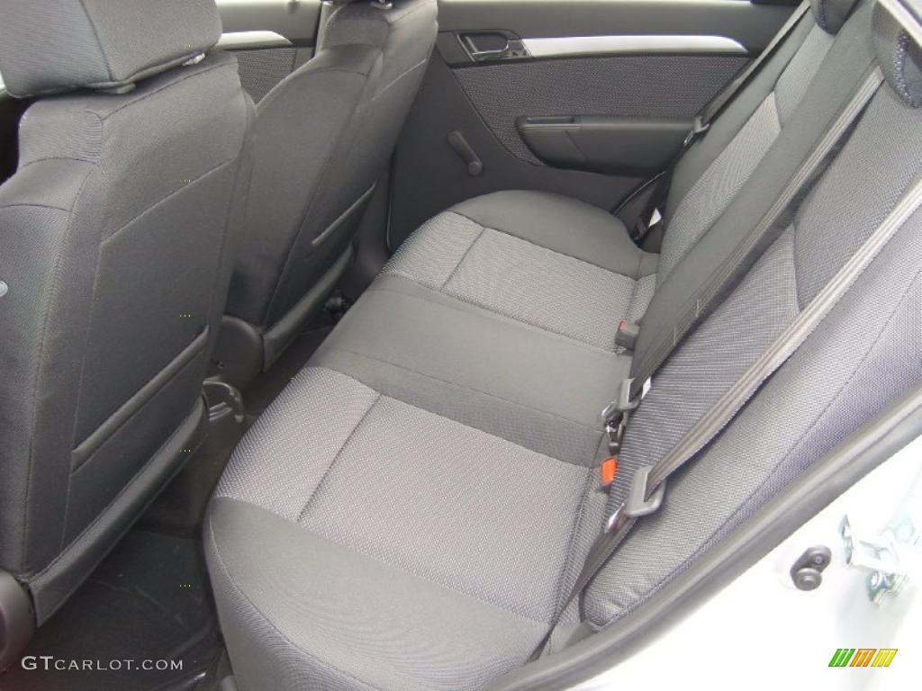 Charcoal Interior 2011 Chevrolet Aveo LT Sedan Photo #48339721