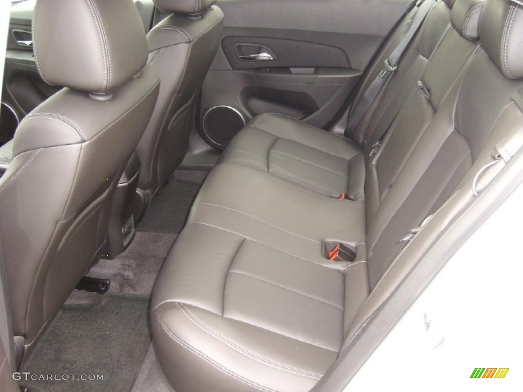 Jet Black Leather Interior 2011 Chevrolet Cruze LT/RS Photo #48340000