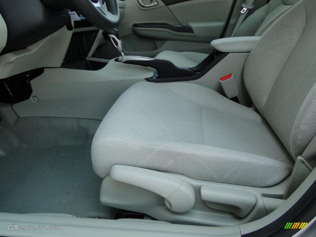 Stone Interior 2012 Honda Civic LX Sedan Photo #48340141