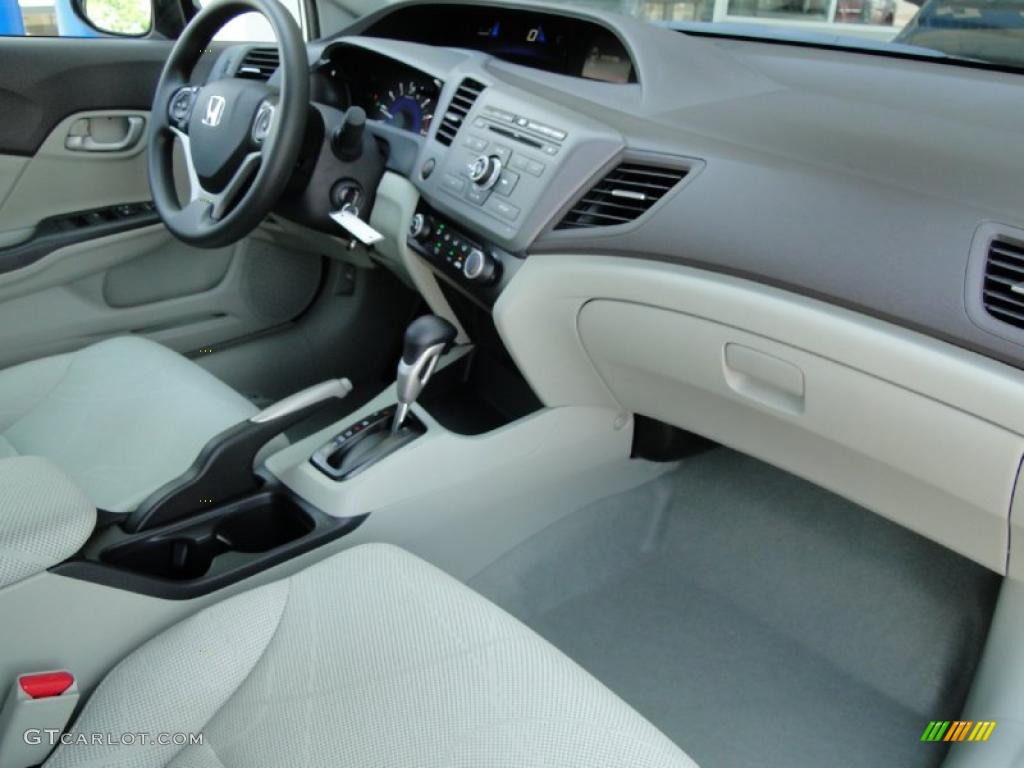 2012 Honda Civic LX Sedan Stone Dashboard Photo #48340303