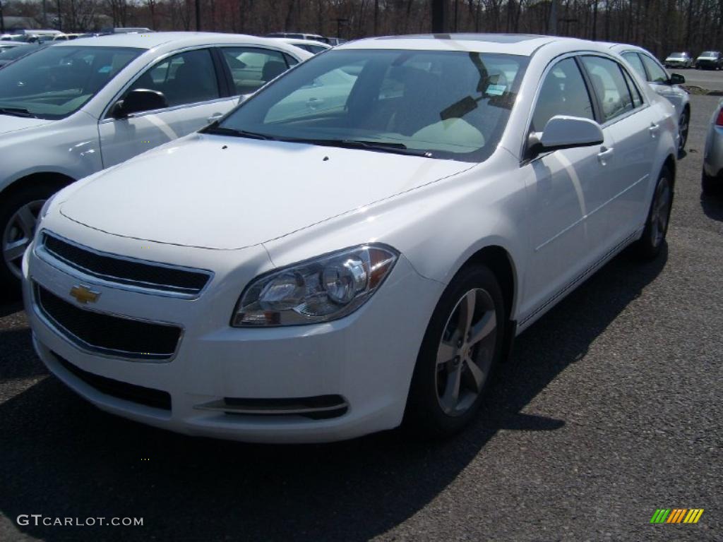 2011 Malibu LT - Summit White / Titanium photo #1