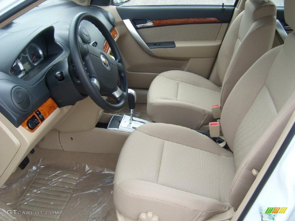 2011 Chevrolet Aveo LT Sedan interior Photo #48340843