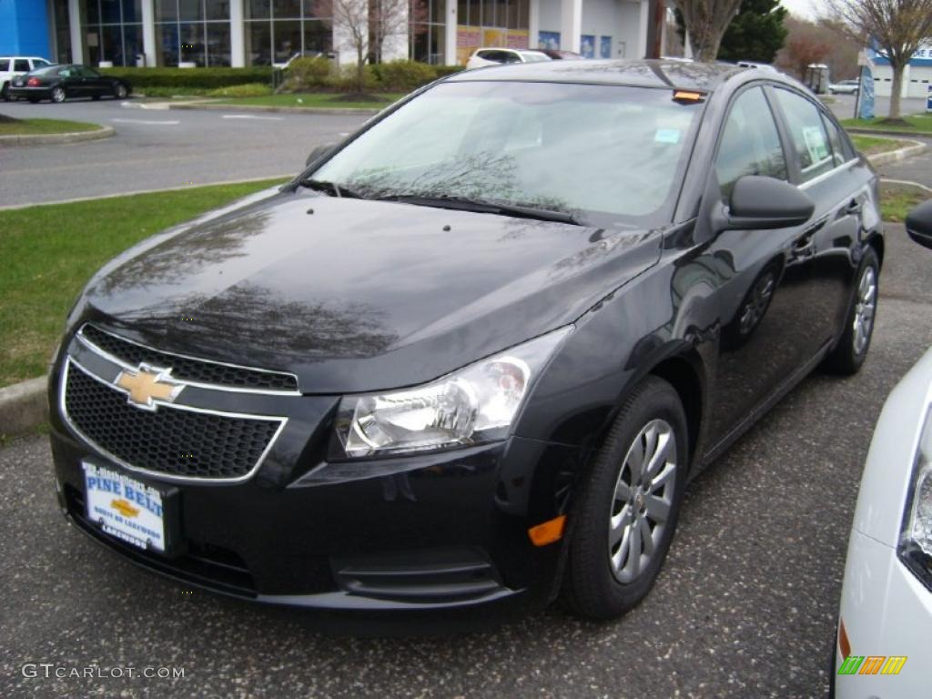 Black Granite Metallic 2011 Chevrolet Cruze LS Exterior Photo #48340951