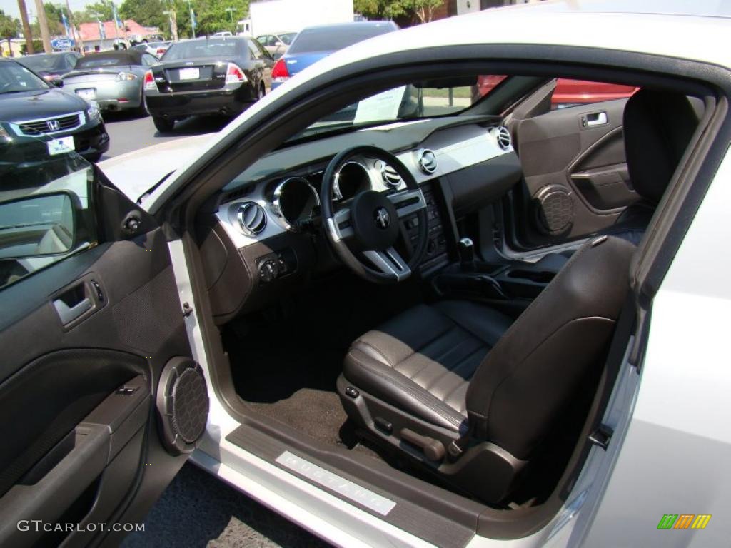 2007 Mustang GT Premium Coupe - Satin Silver Metallic / Dark Charcoal photo #9