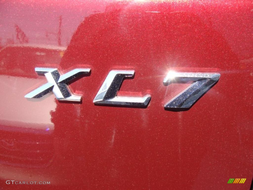 2007 XL7 Luxury AWD - Dark Cranberry Metallic / Beige photo #6