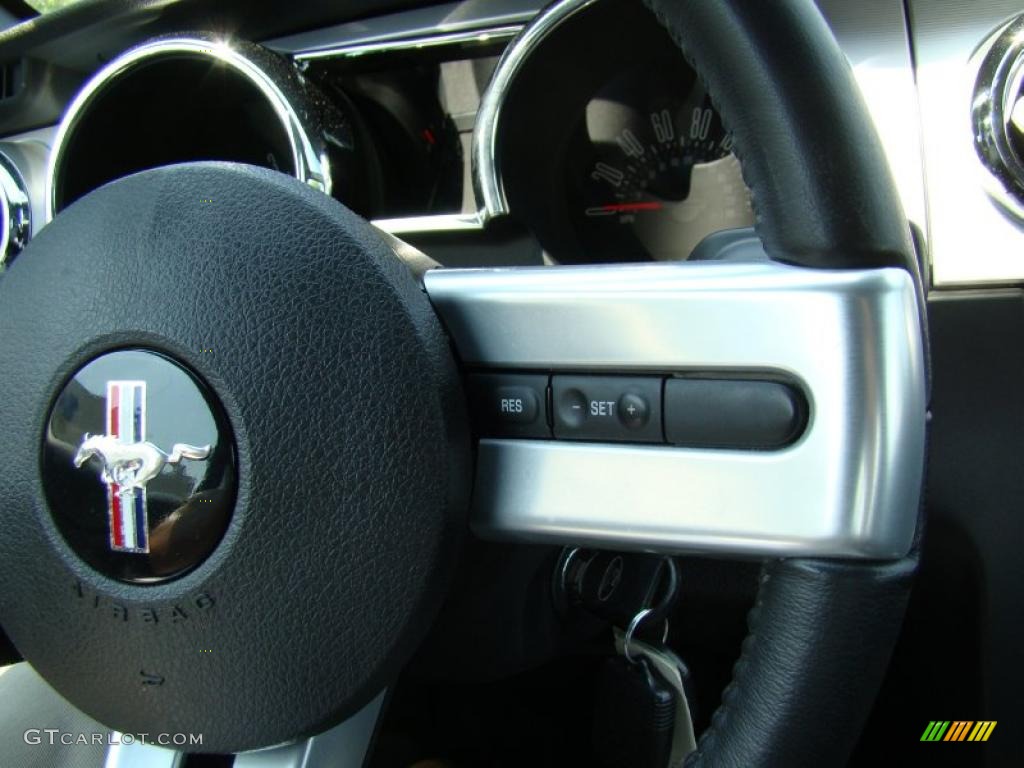 2007 Mustang GT Premium Coupe - Satin Silver Metallic / Dark Charcoal photo #22