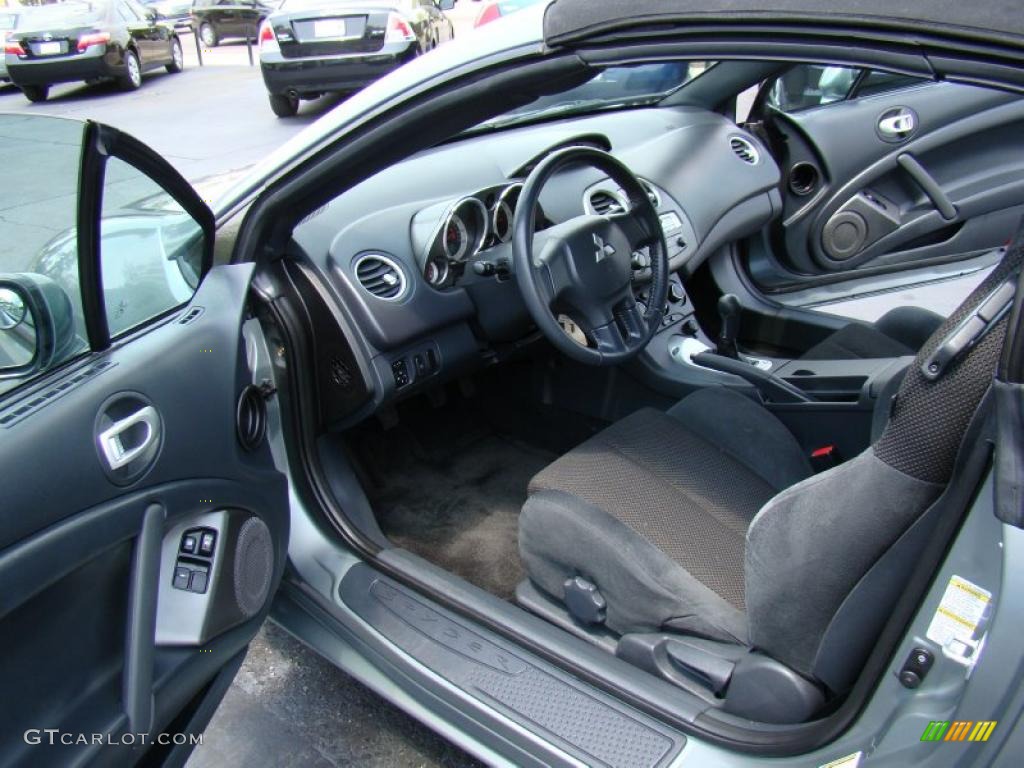 Dark Charcoal Interior 2008 Mitsubishi Eclipse Spyder GS Photo #48342472