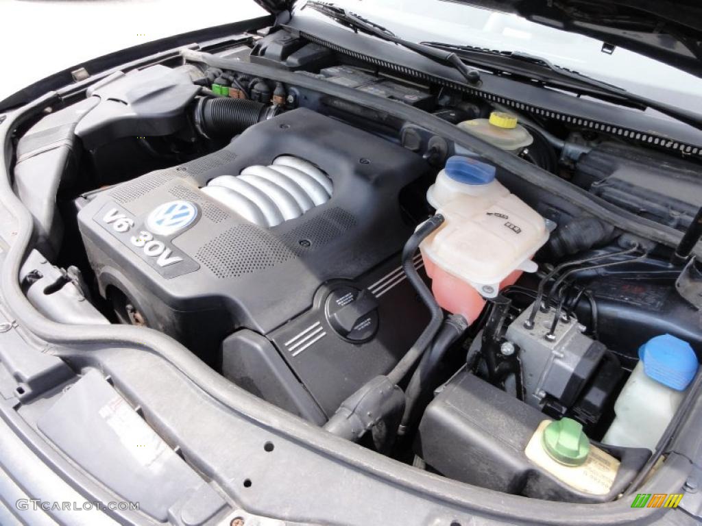 2001 Volkswagen Passat GLX Sedan 2.8 Liter DOHC 30-Valve V6 Engine Photo #48342526