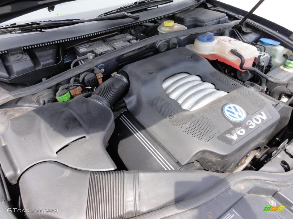 2001 Volkswagen Passat GLX Sedan 2.8 Liter DOHC 30-Valve V6 Engine Photo #48342541