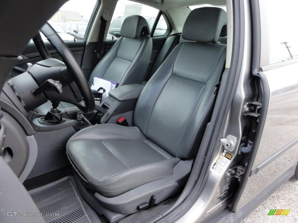 Slate Gray Interior 2005 Saab 9-3 Linear Sport Sedan Photo #48343045