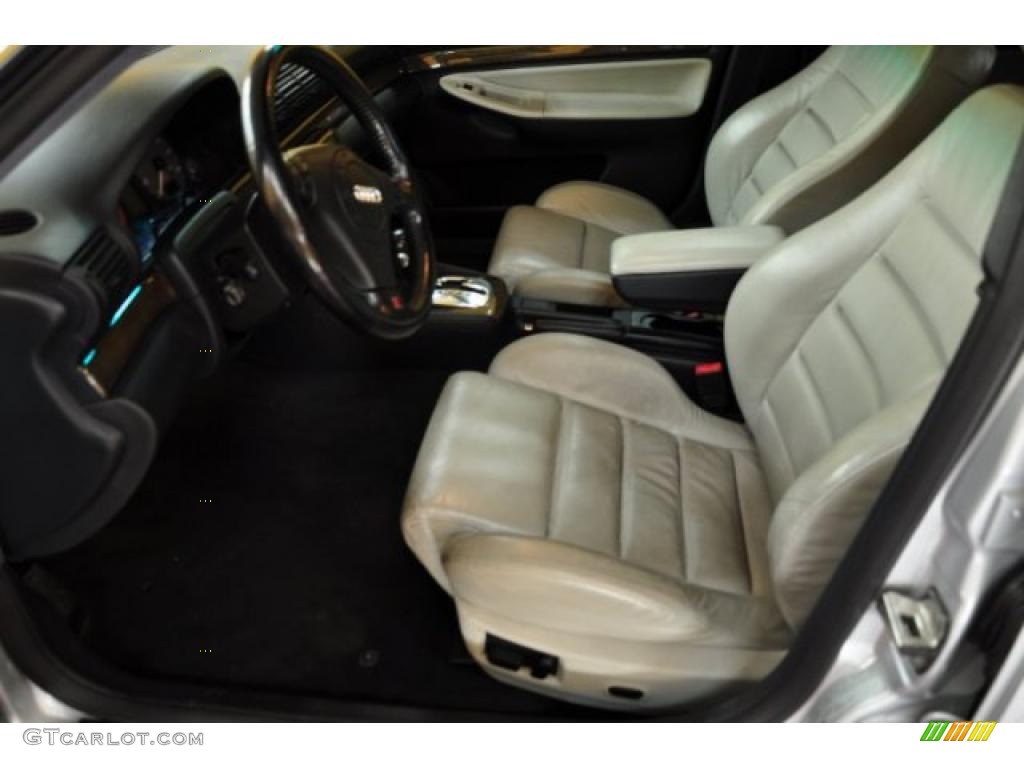 Onyx/Silver Interior 2001 Audi S4 2.7T quattro Sedan Photo #48343153