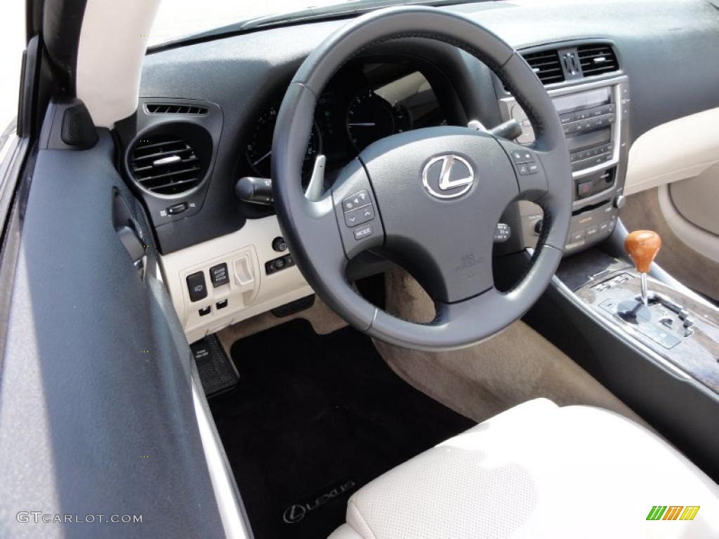 Alabaster Interior 2010 Lexus IS 250C Convertible Photo #48343708