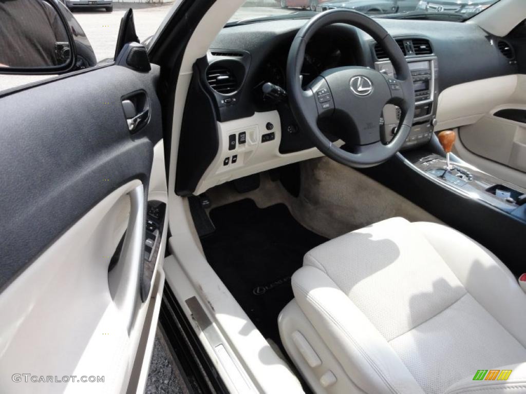 Alabaster Interior 2010 Lexus IS 250C Convertible Photo #48343723