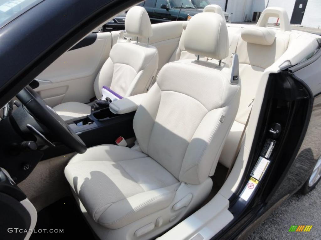 Alabaster Interior 2010 Lexus IS 250C Convertible Photo #48343783