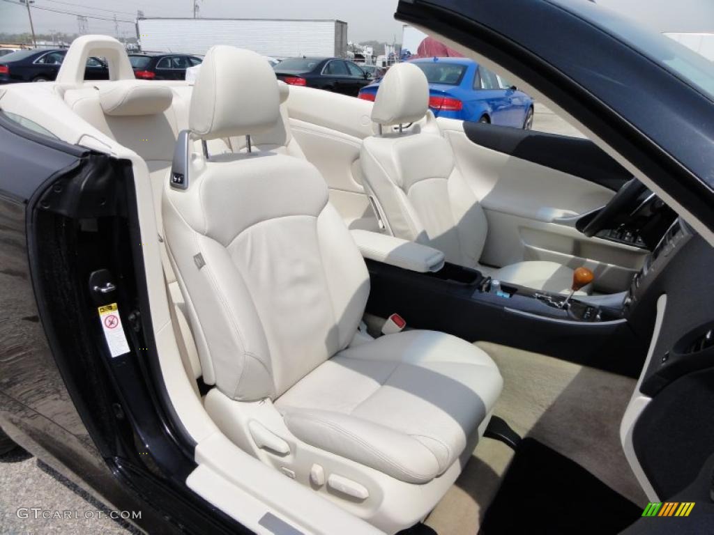 Alabaster Interior 2010 Lexus IS 250C Convertible Photo #48343843