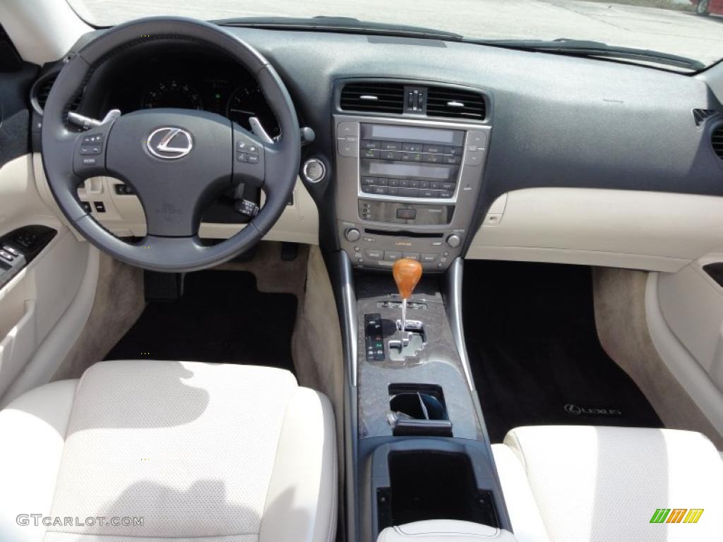2010 Lexus IS 250C Convertible Alabaster Dashboard Photo #48344044