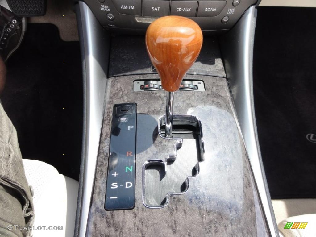 2010 Lexus IS 250C Convertible 6 Speed Paddle-Shift Automatic Transmission Photo #48344122