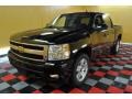 2008 Black Chevrolet Silverado 1500 LTZ Crew Cab 4x4  photo #2