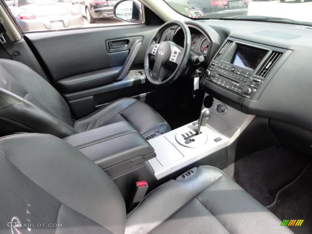 Graphite Black Interior 2003 Infiniti FX 35 AWD Photo #48346297