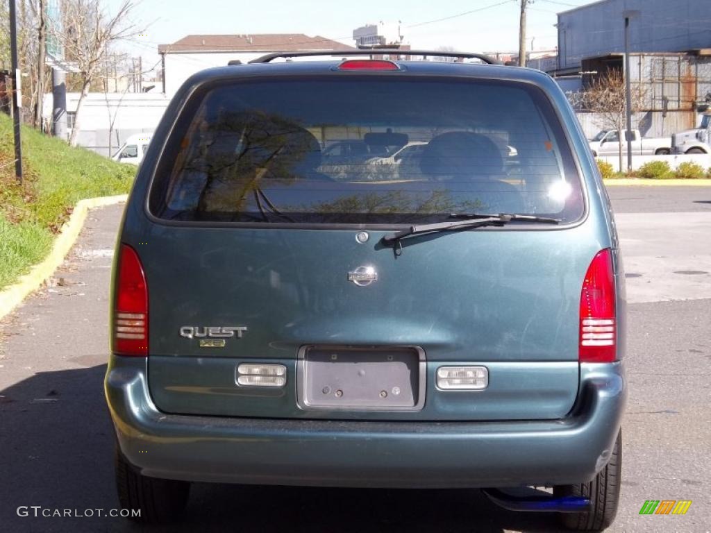 1997 Quest XE - Caribbean Blue Metallic / Graphite Gray photo #9