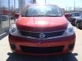 2010 Red Brick Metallic Nissan Versa 1.8 S Sedan  photo #2