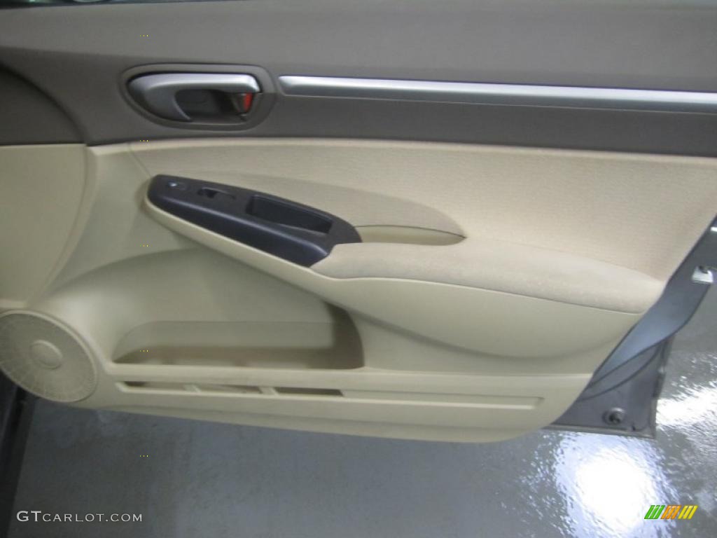 2007 Civic Hybrid Sedan - Galaxy Gray Metallic / Ivory photo #20