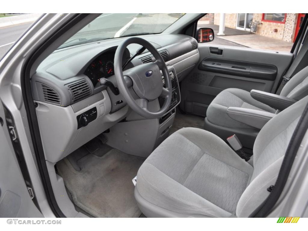 Flint Grey Interior 2004 Ford Freestar S Photo #48350782