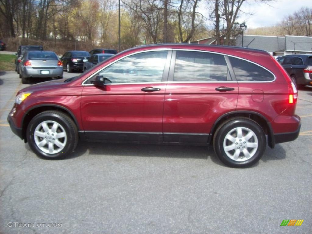 2008 CR-V EX 4WD - Tango Red Pearl / Gray photo #25