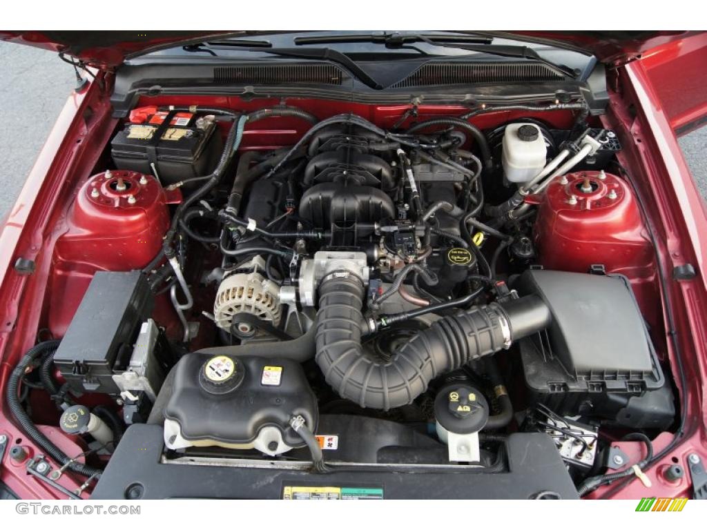 2007 Mustang V6 Premium Coupe - Redfire Metallic / Dark Charcoal photo #15