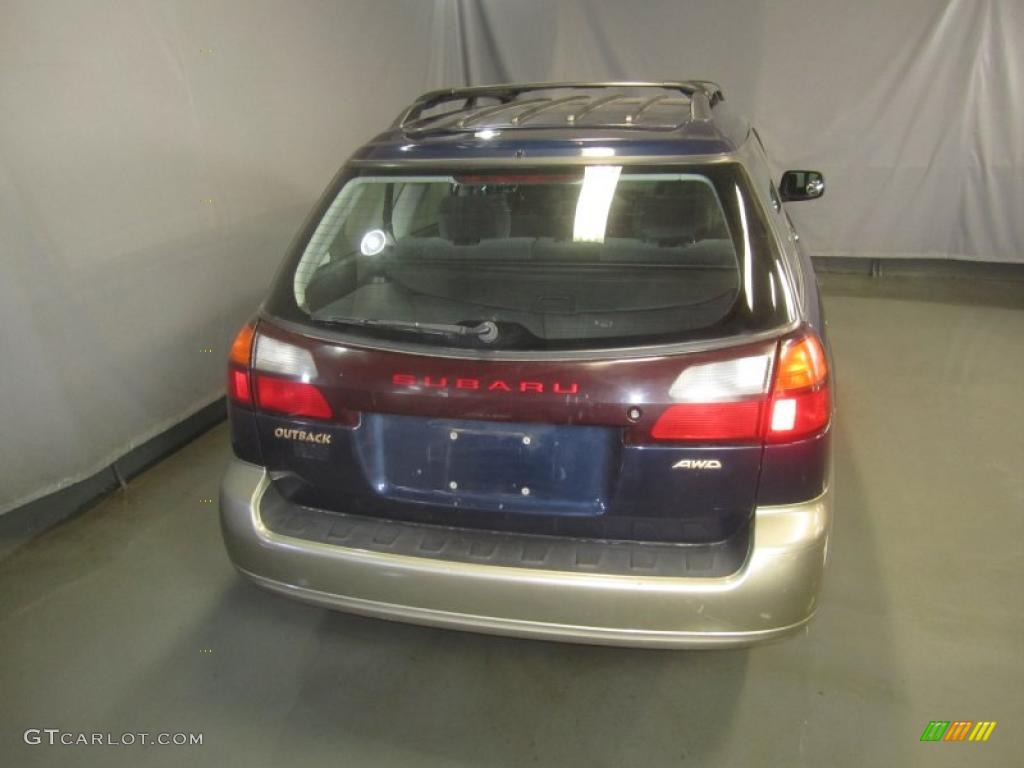 2003 Outback Wagon - Mystic Blue Pearl / Gray photo #12