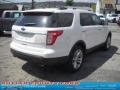 2011 White Platinum Tri-Coat Ford Explorer Limited 4WD  photo #3