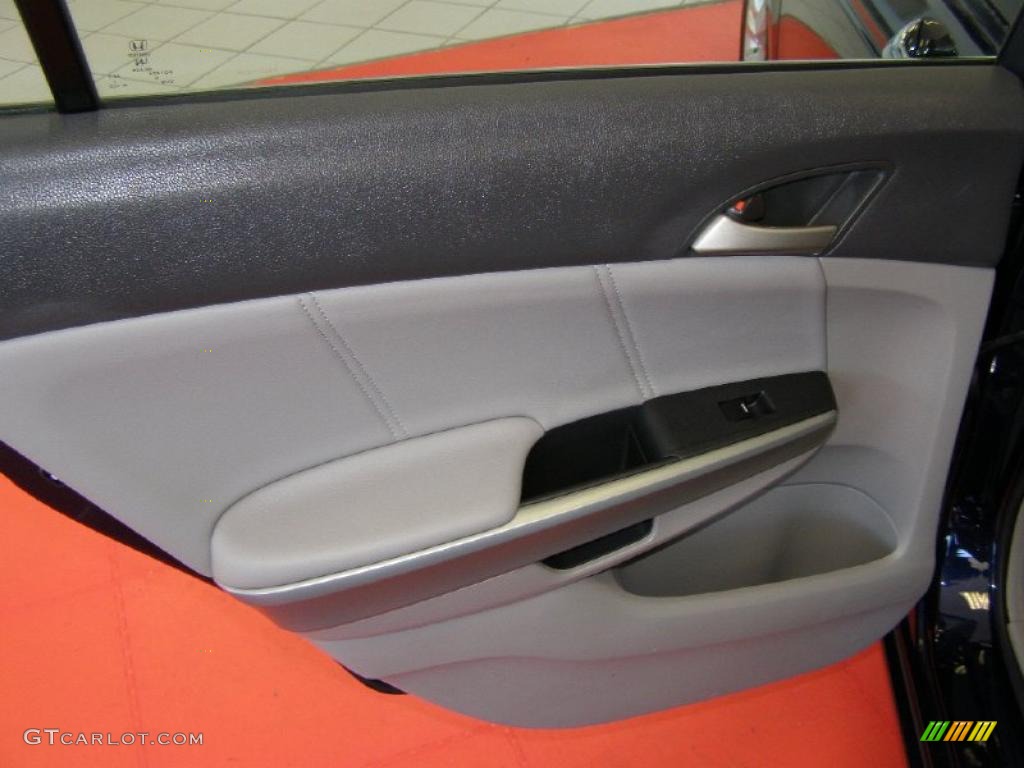 2008 Accord EX-L V6 Sedan - Royal Blue Pearl / Gray photo #8