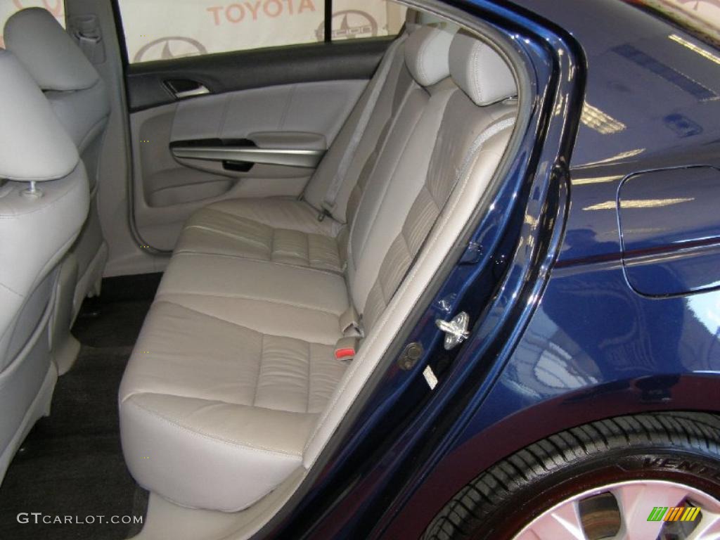 2008 Accord EX-L V6 Sedan - Royal Blue Pearl / Gray photo #9