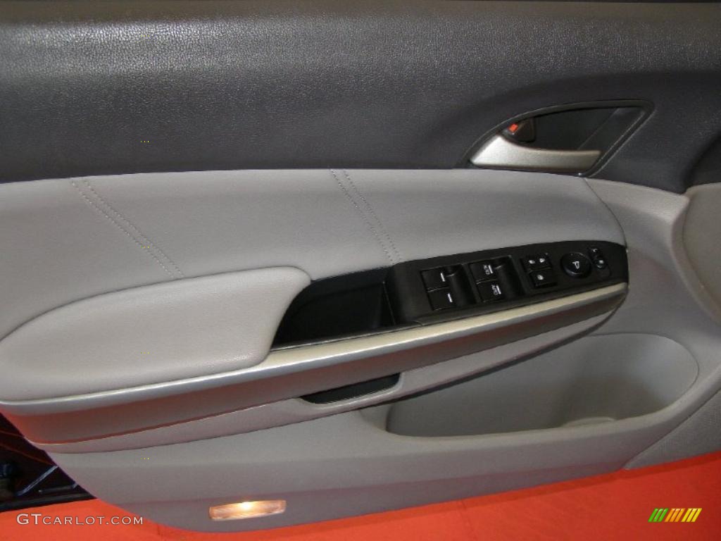 2008 Accord EX-L V6 Sedan - Royal Blue Pearl / Gray photo #13