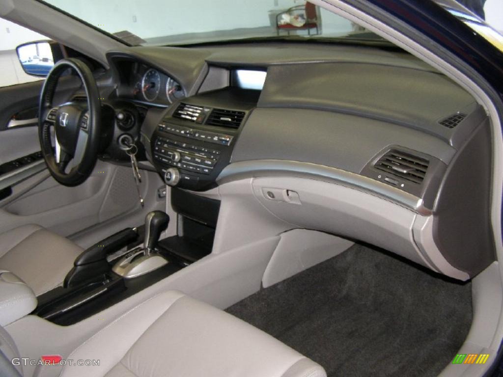 2008 Accord EX-L V6 Sedan - Royal Blue Pearl / Gray photo #26