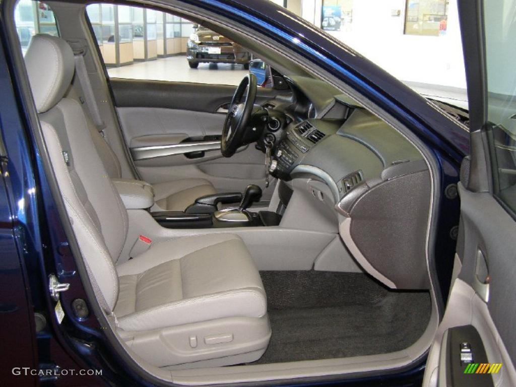 2008 Accord EX-L V6 Sedan - Royal Blue Pearl / Gray photo #27