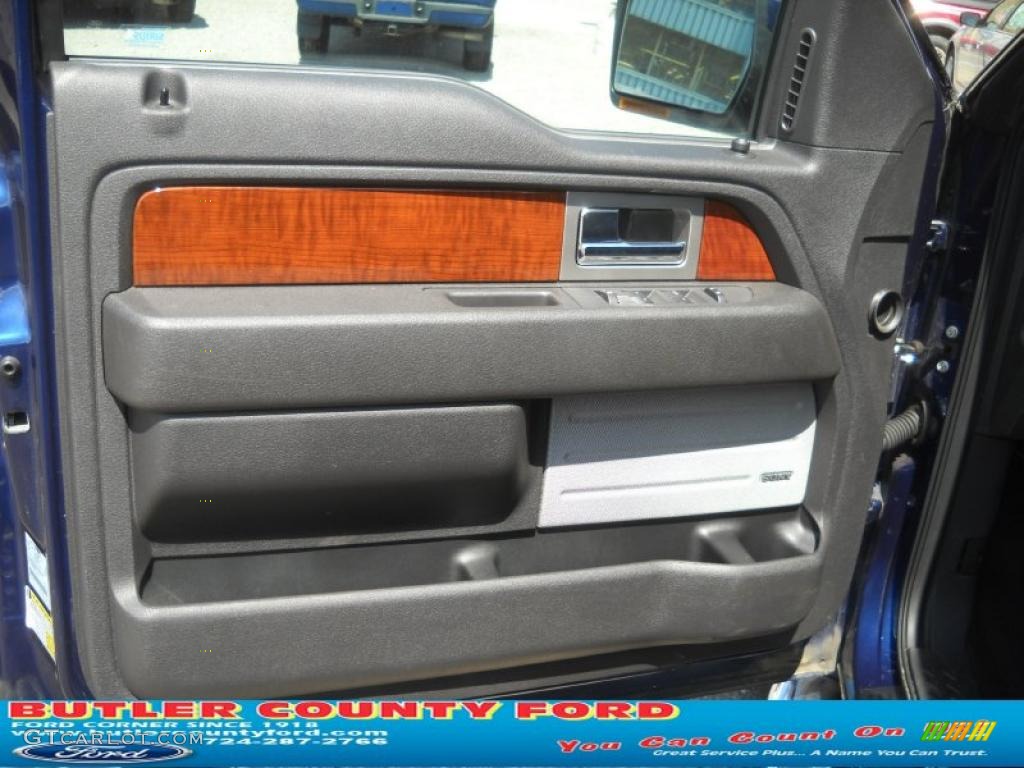 2010 F150 Lariat SuperCrew 4x4 - Ingot Silver Metallic / Black photo #6