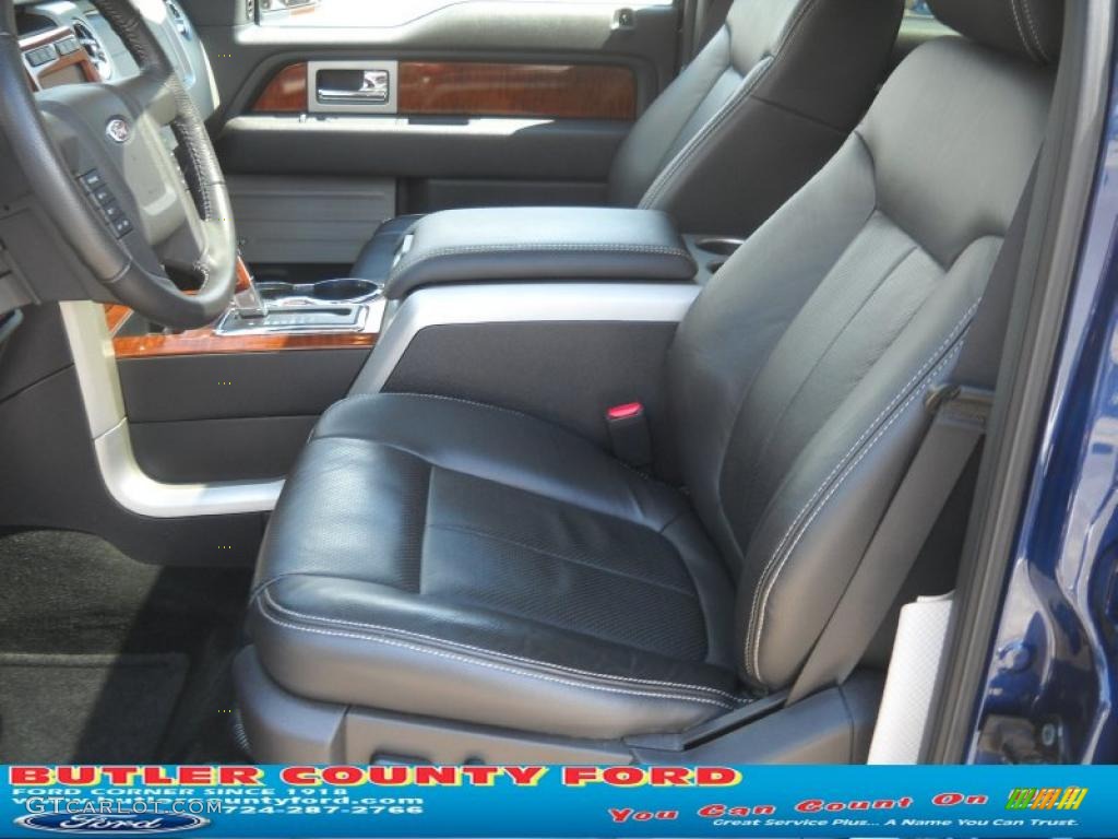 2010 F150 Lariat SuperCrew 4x4 - Ingot Silver Metallic / Black photo #8