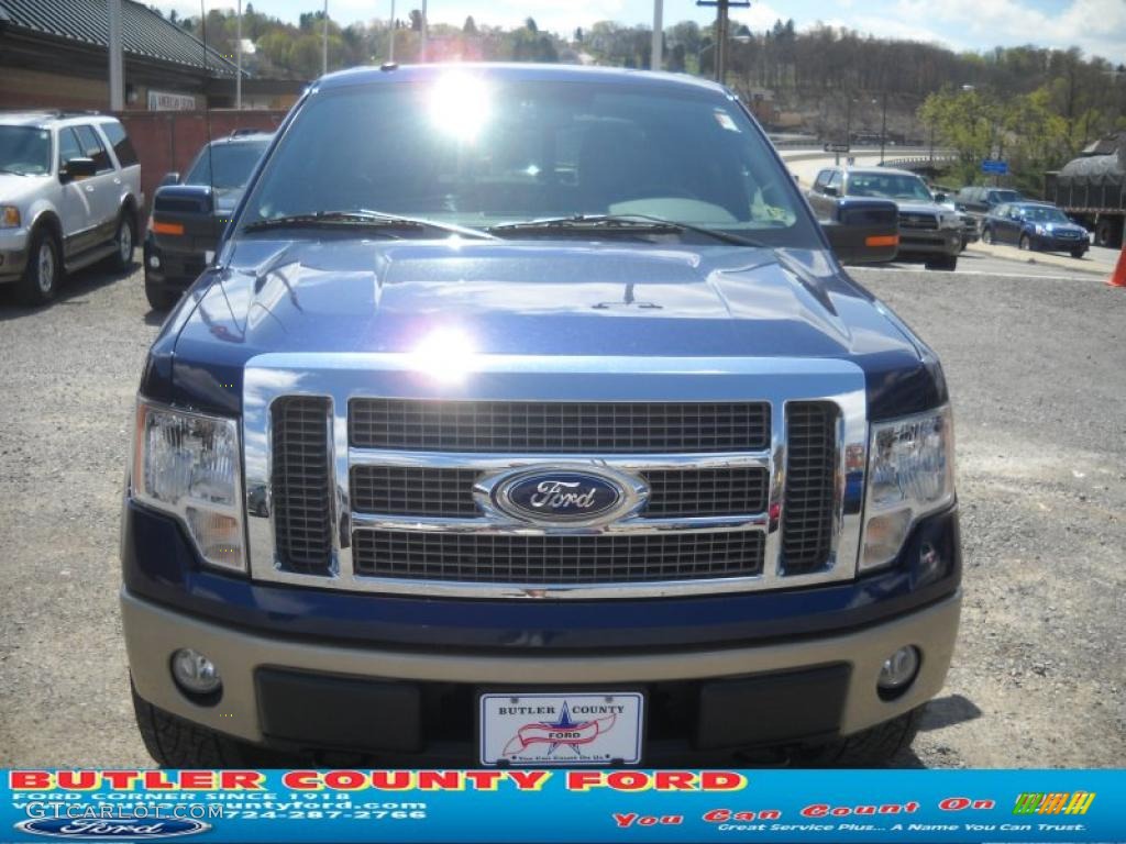 2010 F150 Lariat SuperCrew 4x4 - Ingot Silver Metallic / Black photo #19