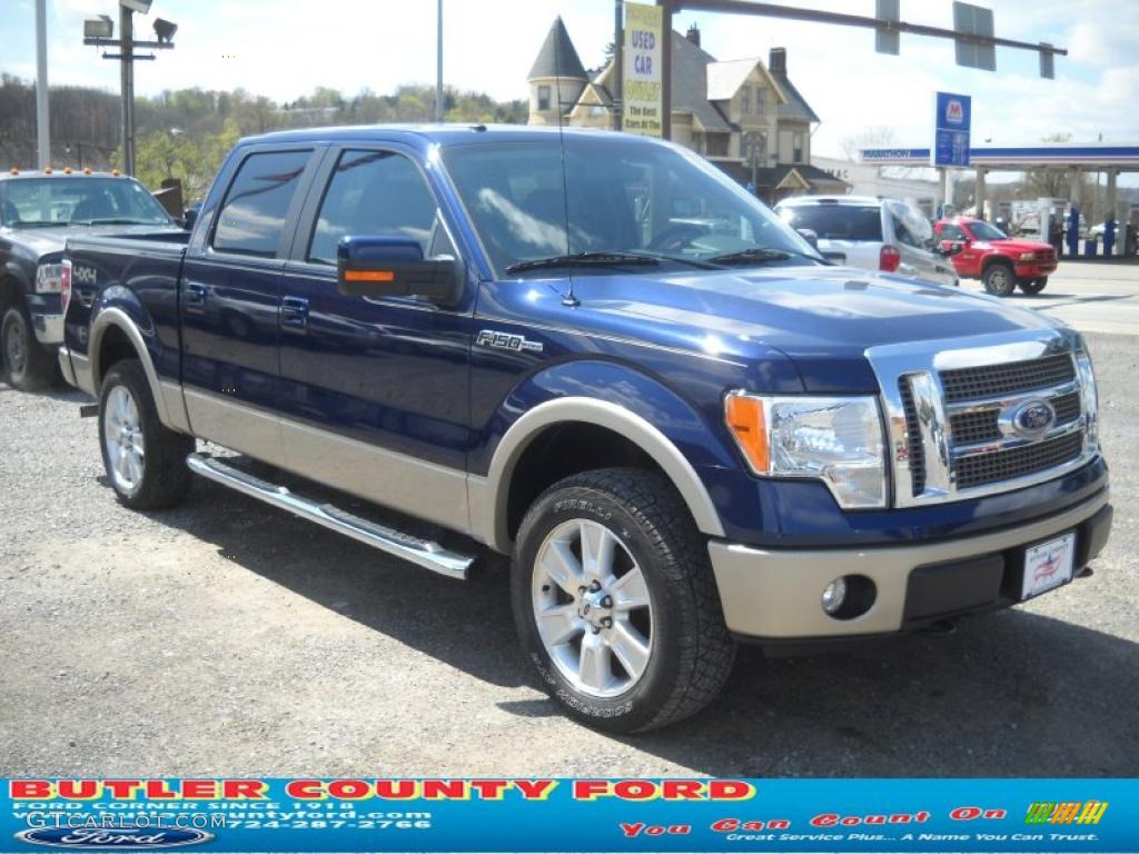 2010 F150 Lariat SuperCrew 4x4 - Ingot Silver Metallic / Black photo #20