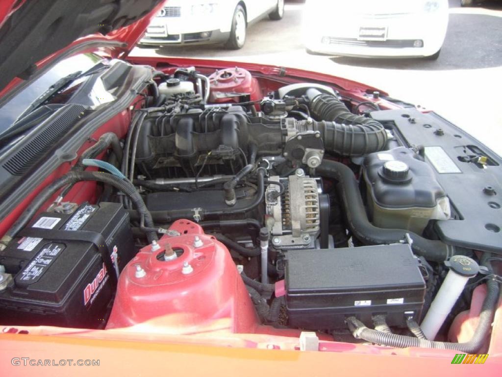 2006 Mustang V6 Deluxe Coupe - Torch Red / Dark Charcoal photo #18