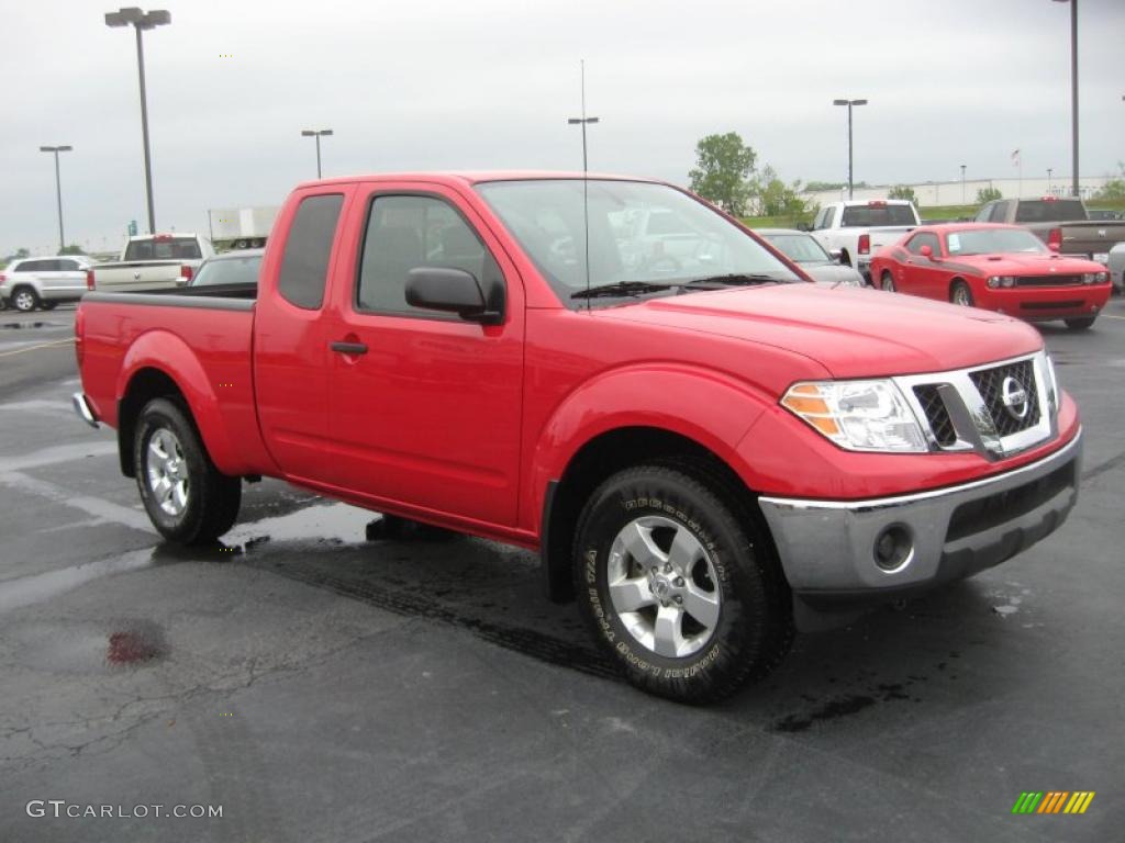 Red Alert 2010 Nissan Frontier SE V6 King Cab 4x4 Exterior Photo #48354139